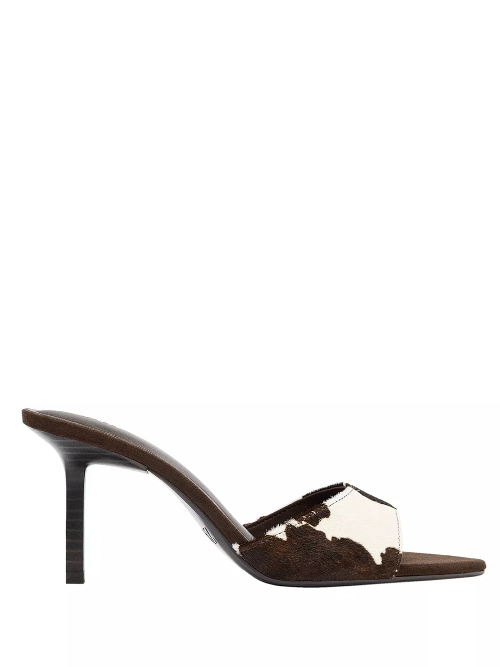 Zara Animal Print Leather Heels
